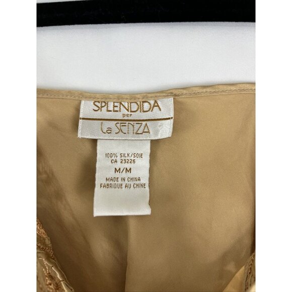 La Senza Splendida Silk Champagne Cami Women’s Size M - Picture 6 of 9